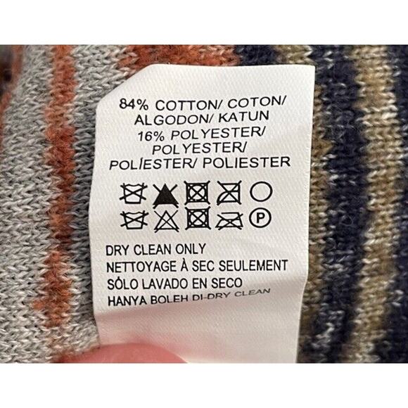 Lucky Brand Cardigan Sweater Womens Small Aztec Southwestern Boho Open Front - Picture 5 of 6